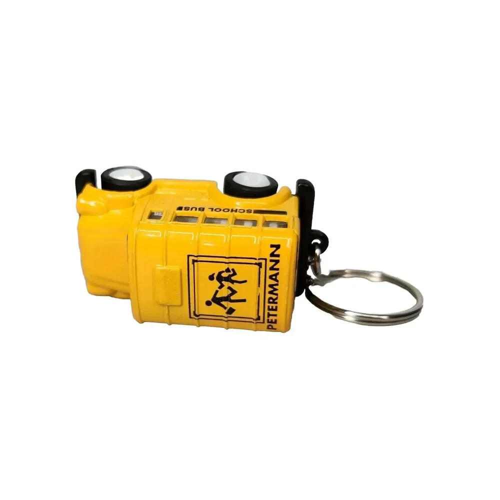 SCHOOL BUS KEYCHAIN -  Adorable Diecast Metal Bus! New